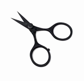 Loon Black Razor Scissors 4"
