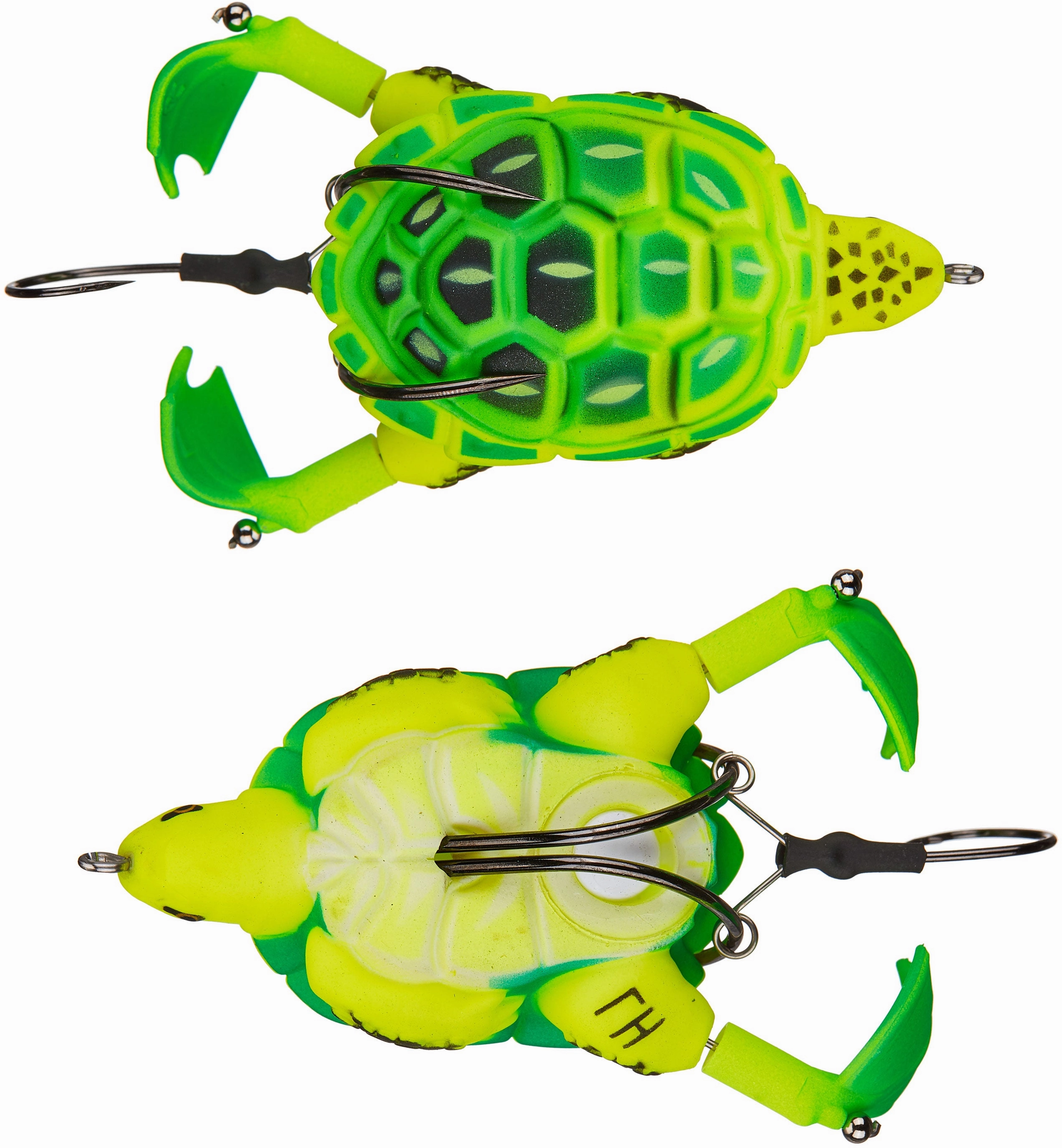 Lunkerhunt Prop Turtle 3 1/2 inch Hollow Topwater Prop Lure