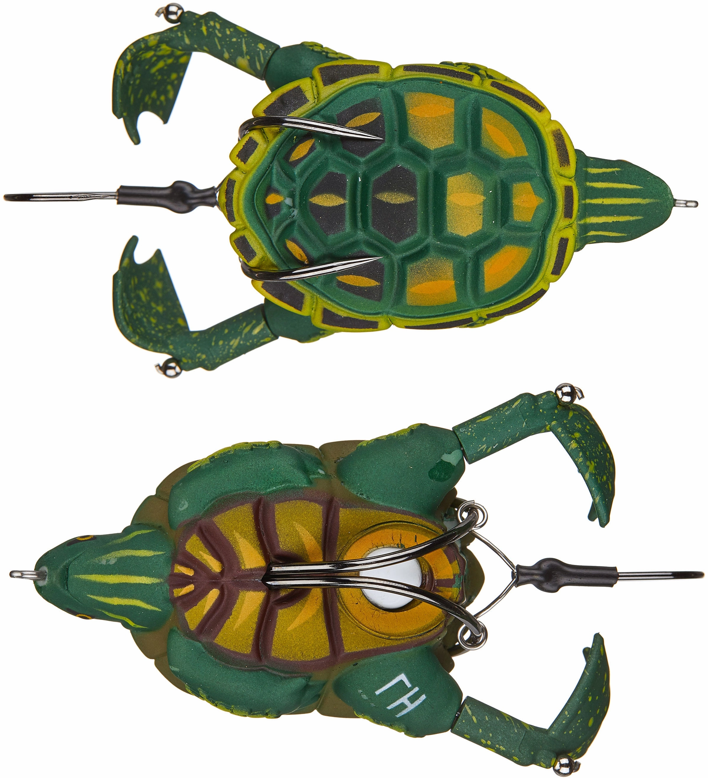Lunkerhunt Prop Turtle 3 1/2 inch Hollow Topwater Prop Lure