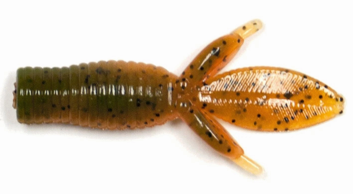 Lunkerhunt Water Bug 1 1/2 inch Soft Plastic Creature Bait 12 pack
