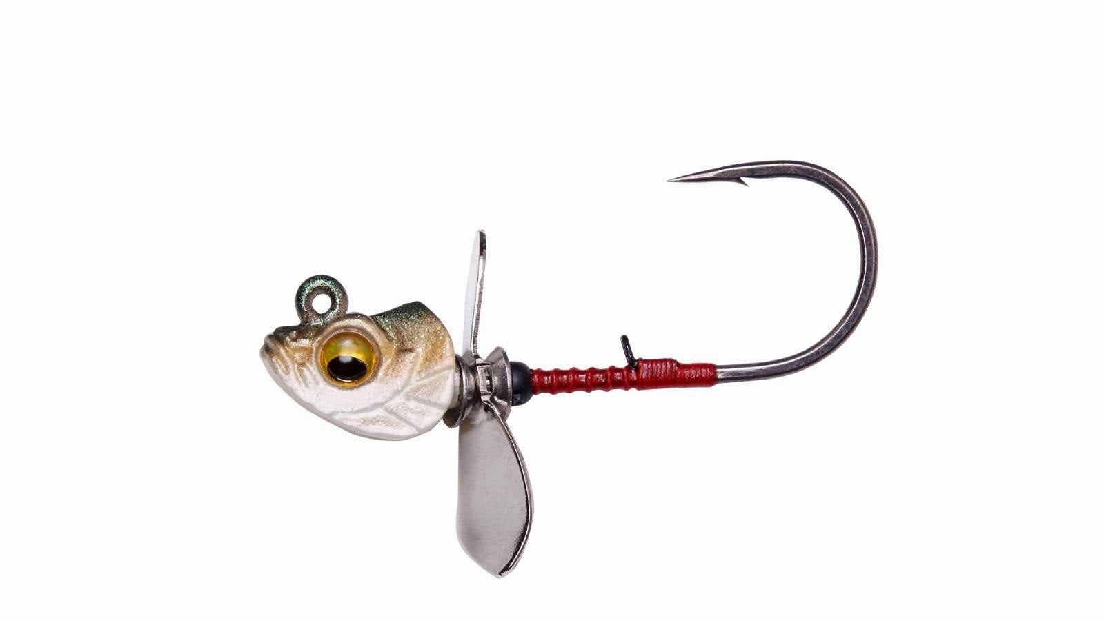 Megabass Okashira Screwhead Swimbait/Spybait Jighead 3 pack