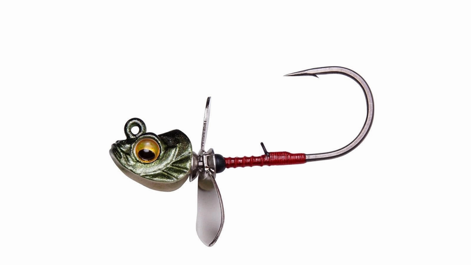 Megabass Okashira Screwhead Swimbait/Spybait Jighead 3 pack