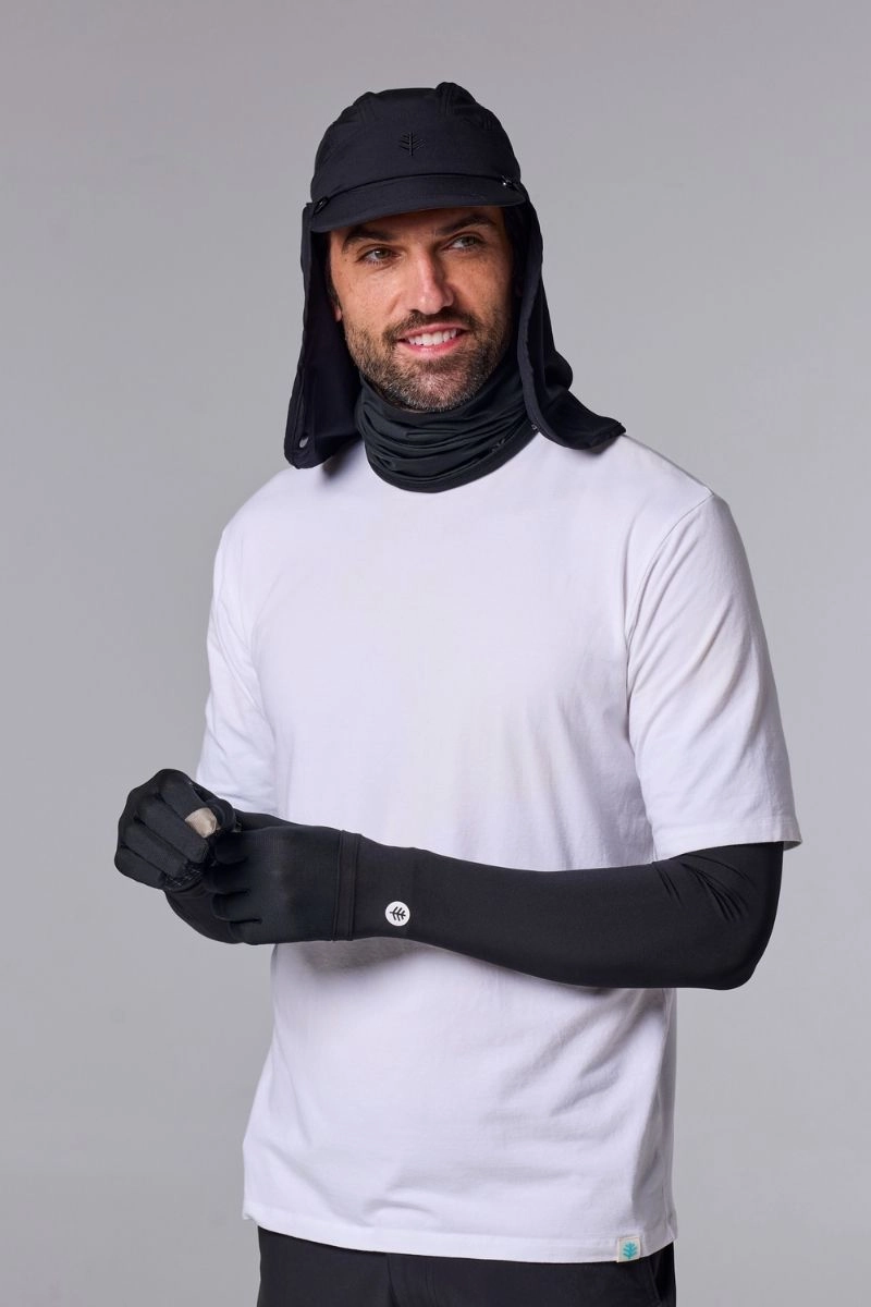 Men MaxShield Performance Arm Sleeves | Black