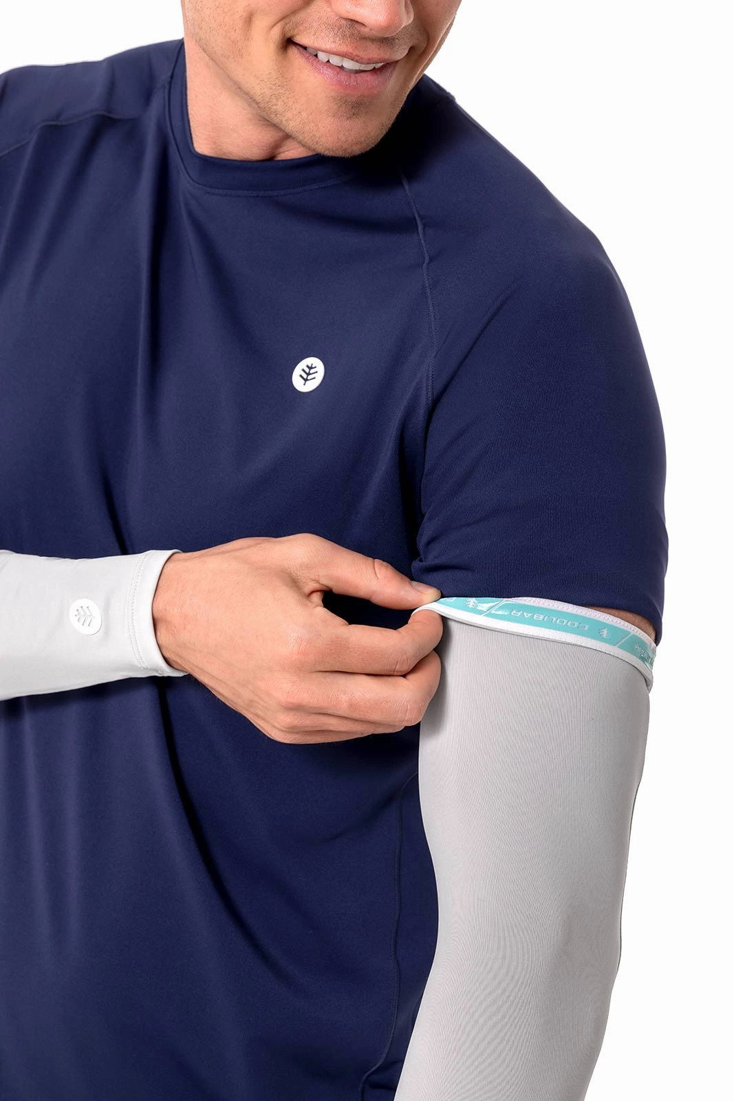 Men MaxShield Performance Arm Sleeves | Sleek Grey