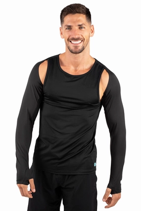 Men's Larix Shoulder Wrap UV Sleeves | Black