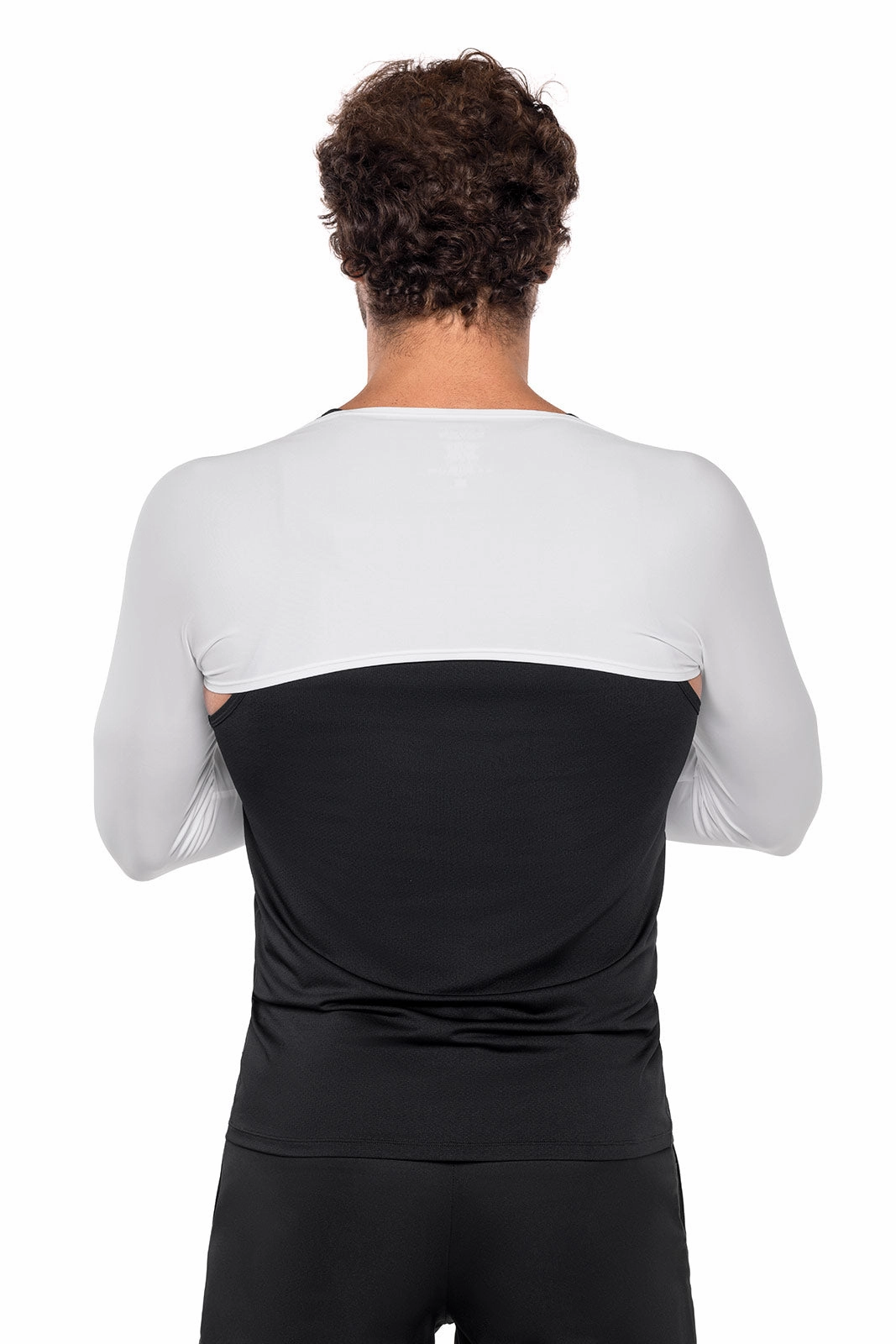 Men's Larix Shoulder Wrap UV Sleeves | White