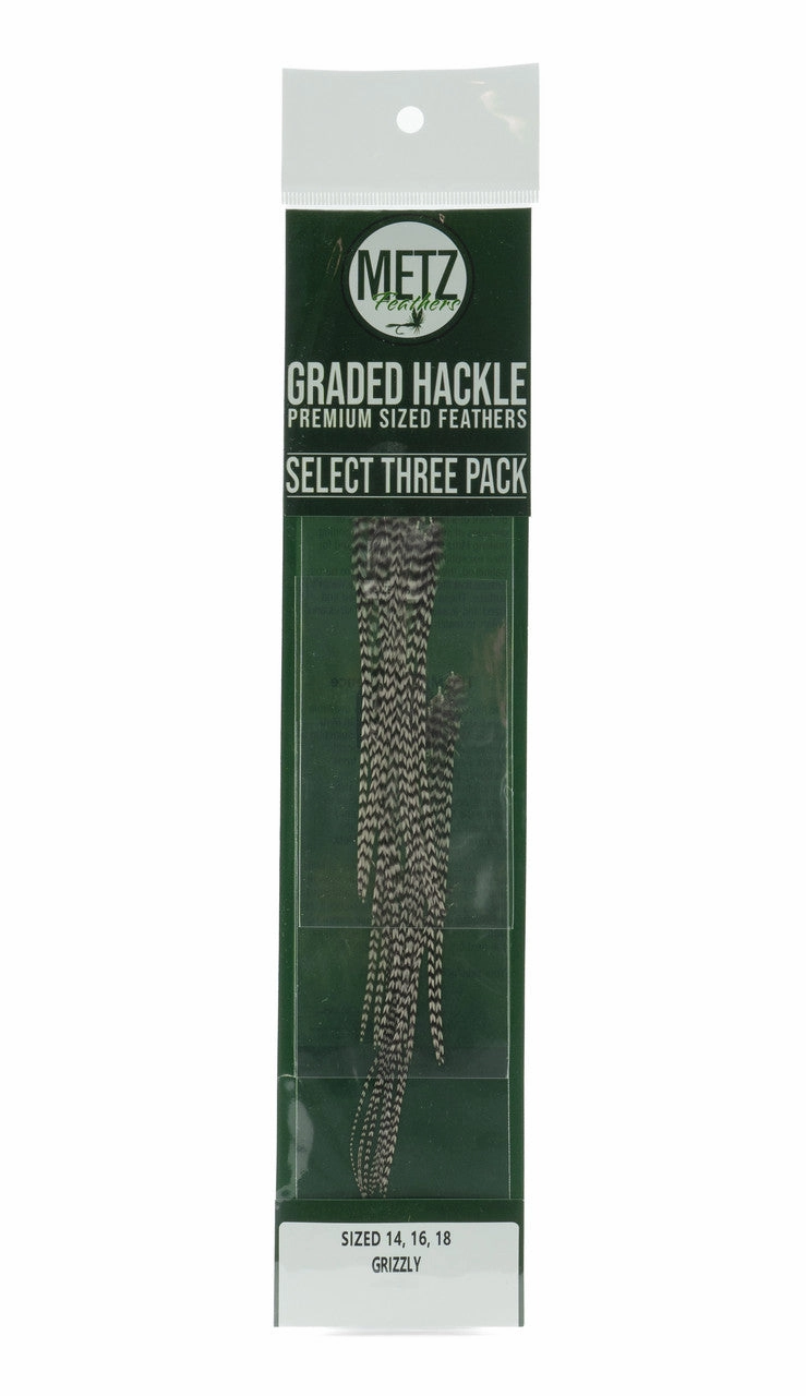 Metz Hackle Select 3 Size Pack