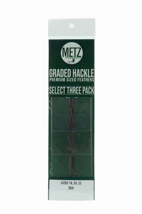 Metz Hackle Select 3 Size Pack