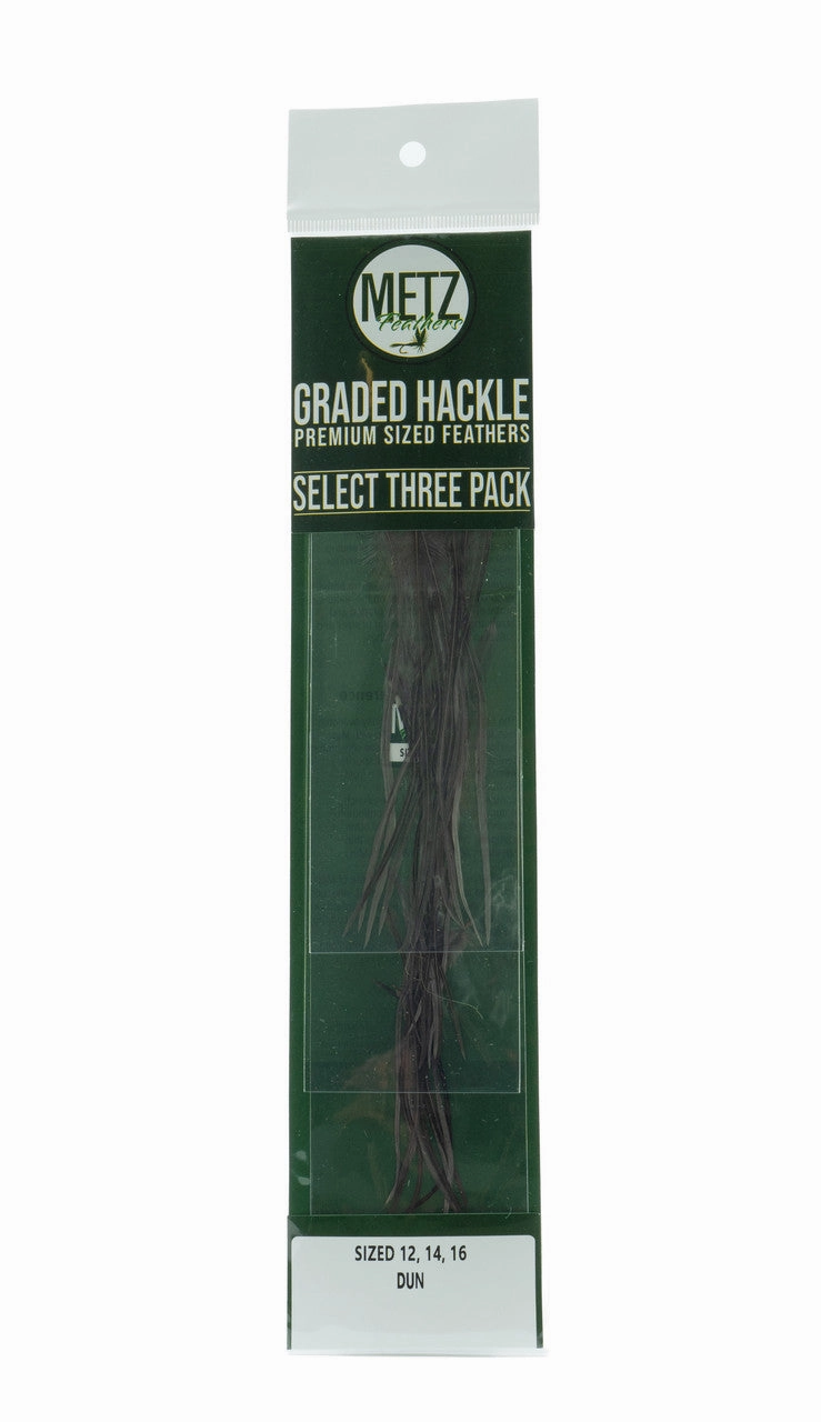 Metz Hackle Select 3 Size Pack