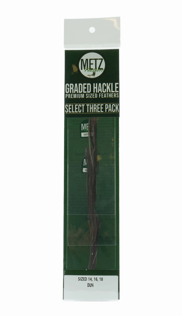 Metz Hackle Select 3 Size Pack