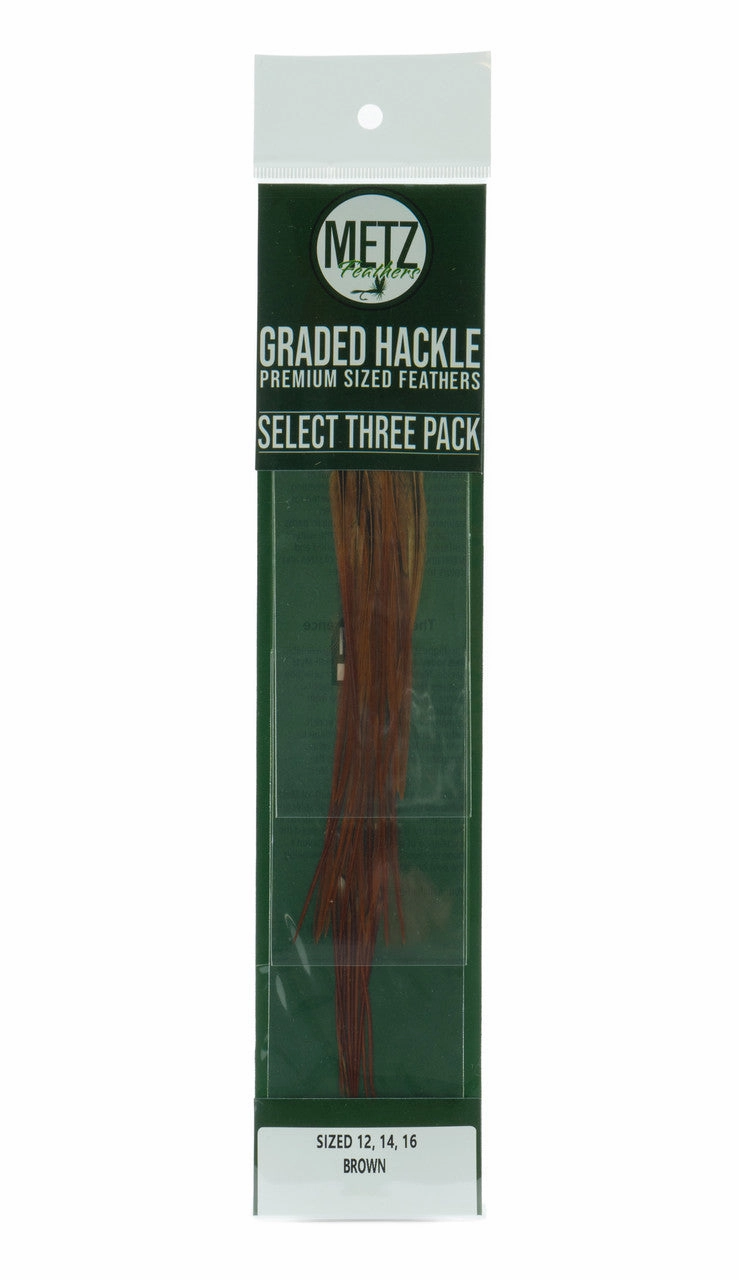 Metz Hackle Select 3 Size Pack