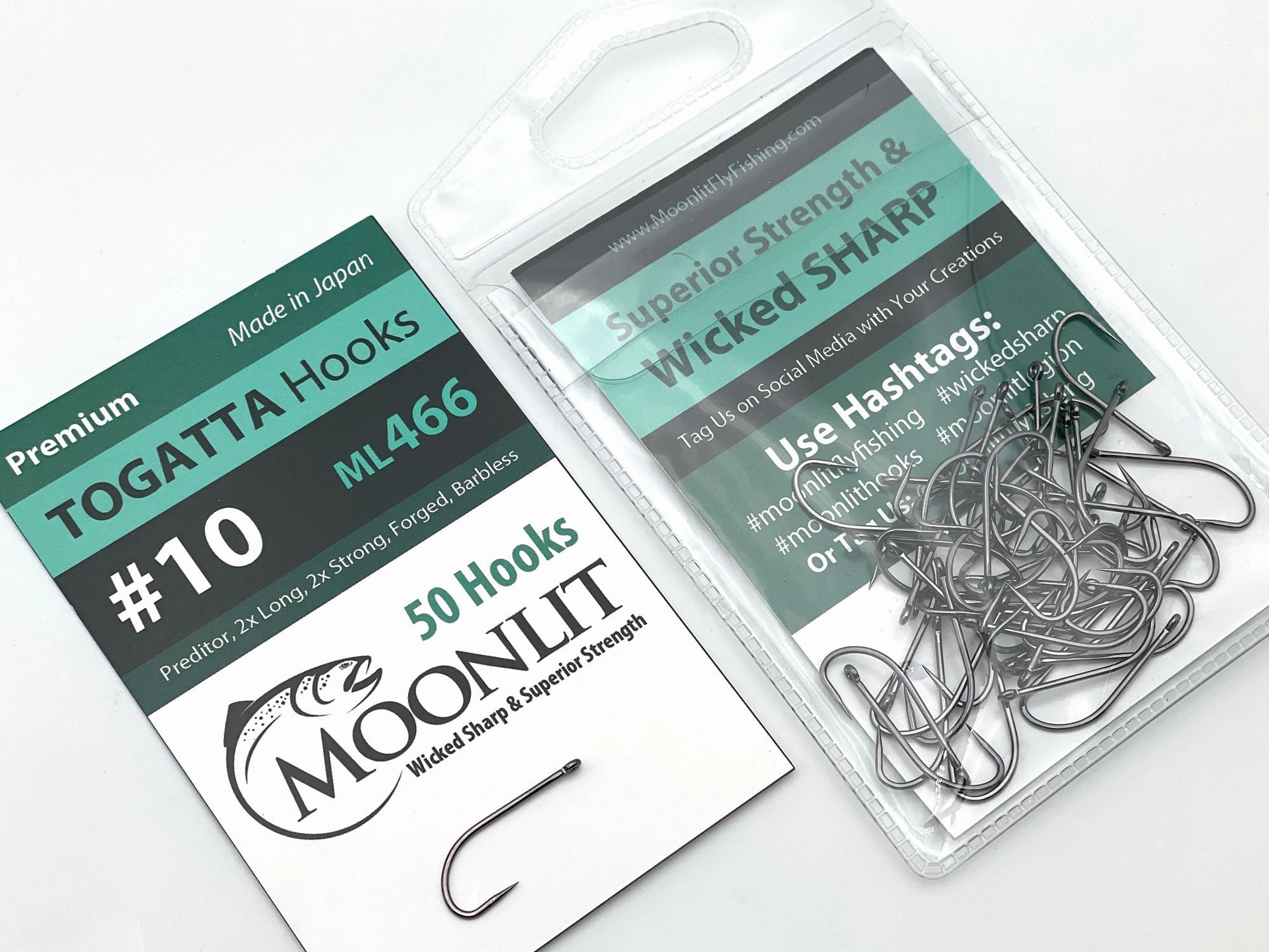 Moonlit TOGATTA ML466 Premium Barbless Hook