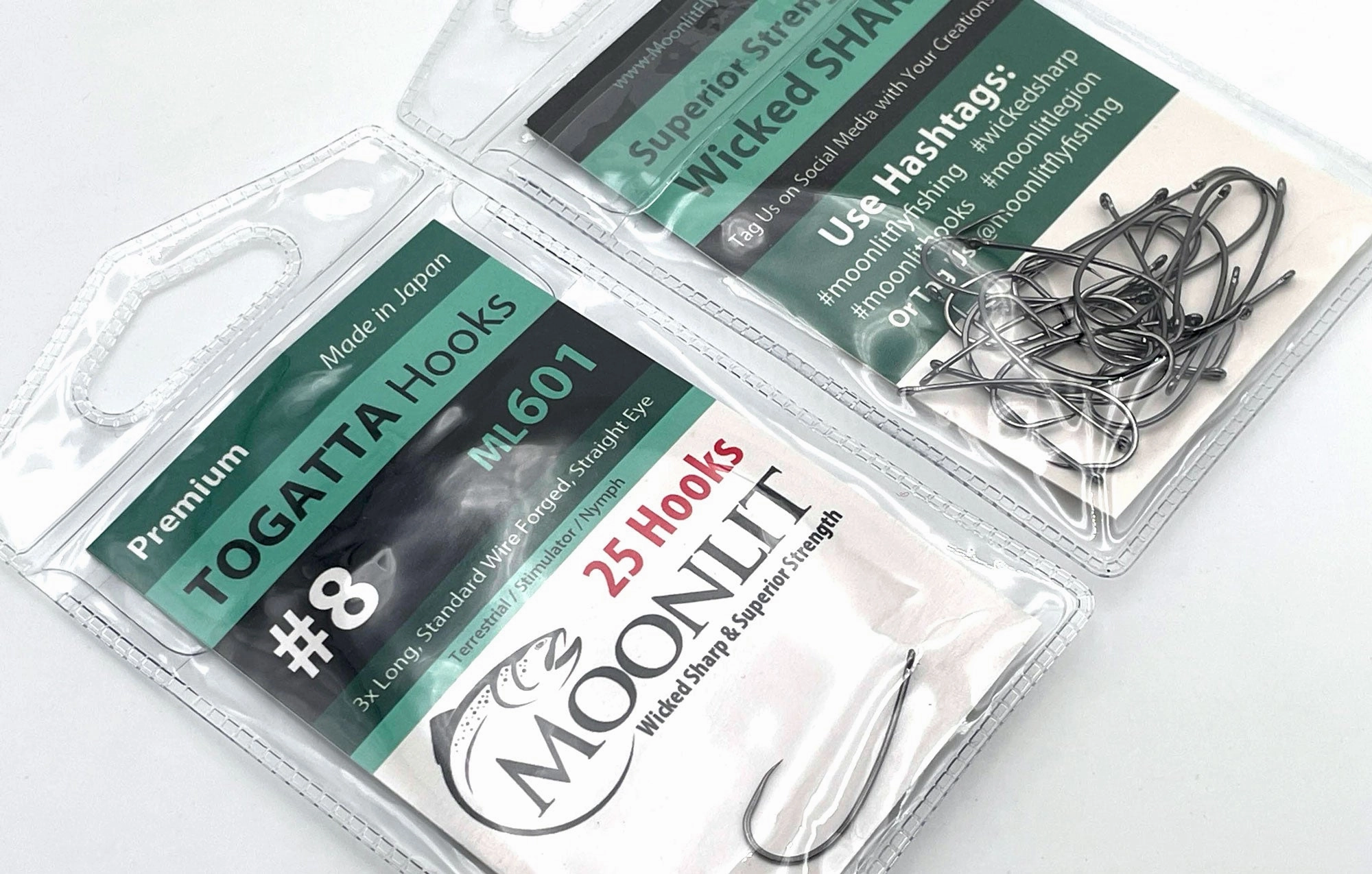 Moonlit TOGATTA ML601 Premium Barbless Hook (stimi hook)