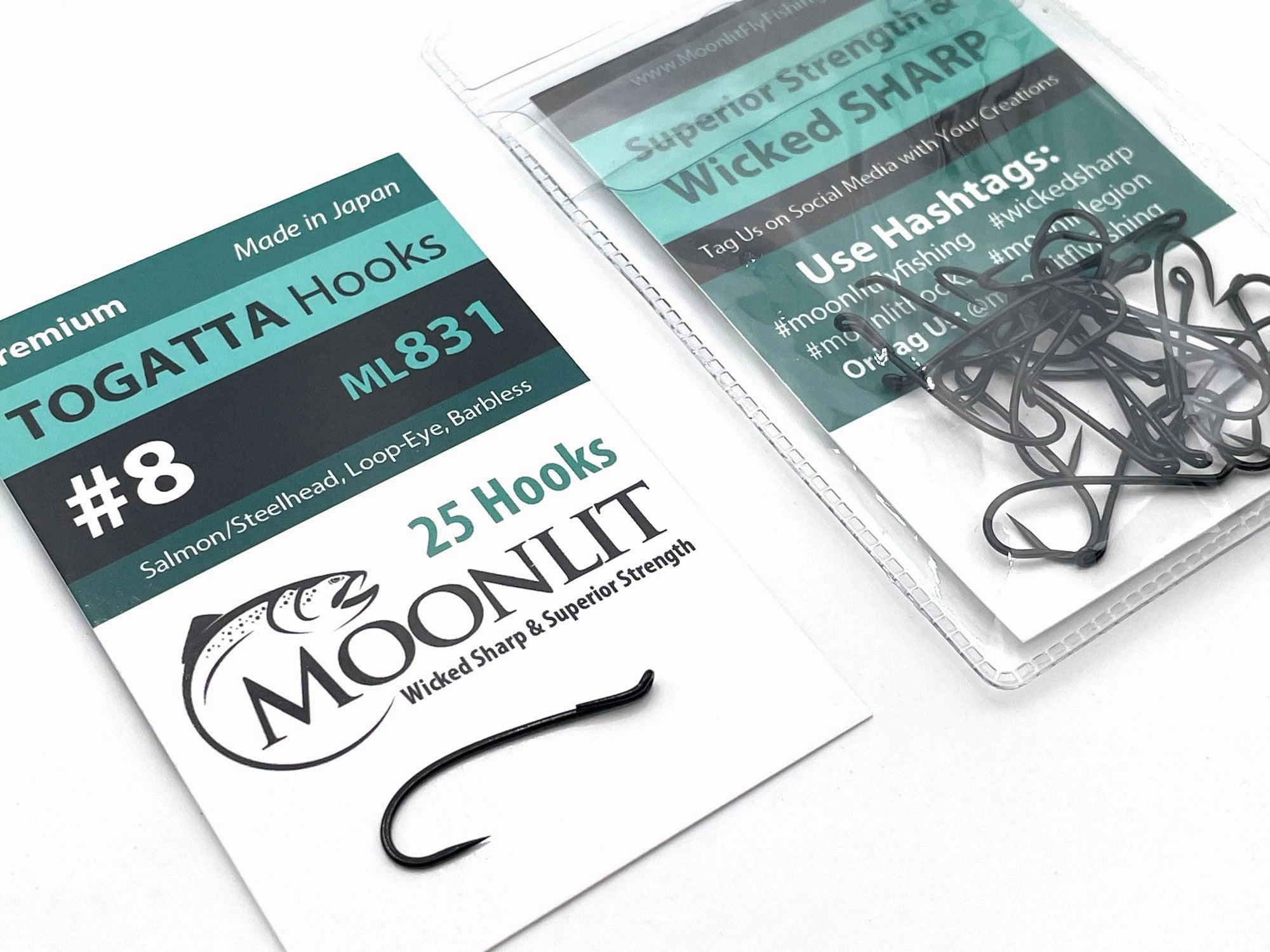 Moonlit TOGATTA ML831 Premium Barbless Salmon Hook