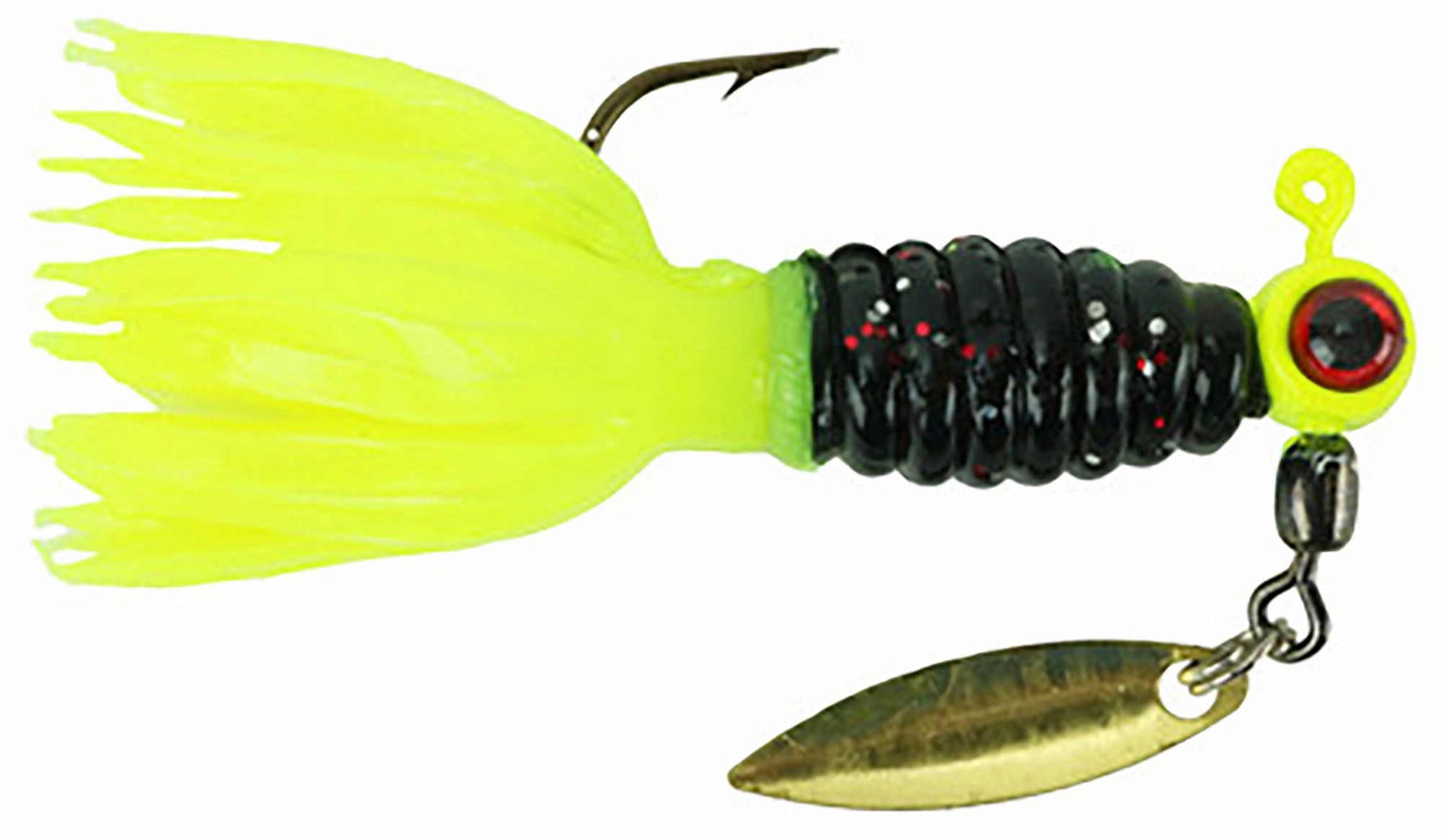 Mr. Crappie Sausage Head Jig Pre-Rigged w/Crappie Thunder Soft Plastic