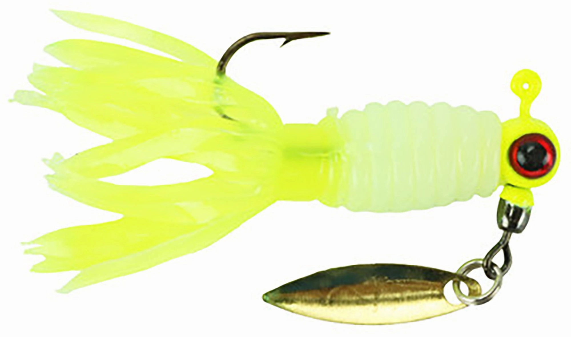 Mr. Crappie Sausage Head Jig Pre-Rigged w/Crappie Thunder Soft Plastic