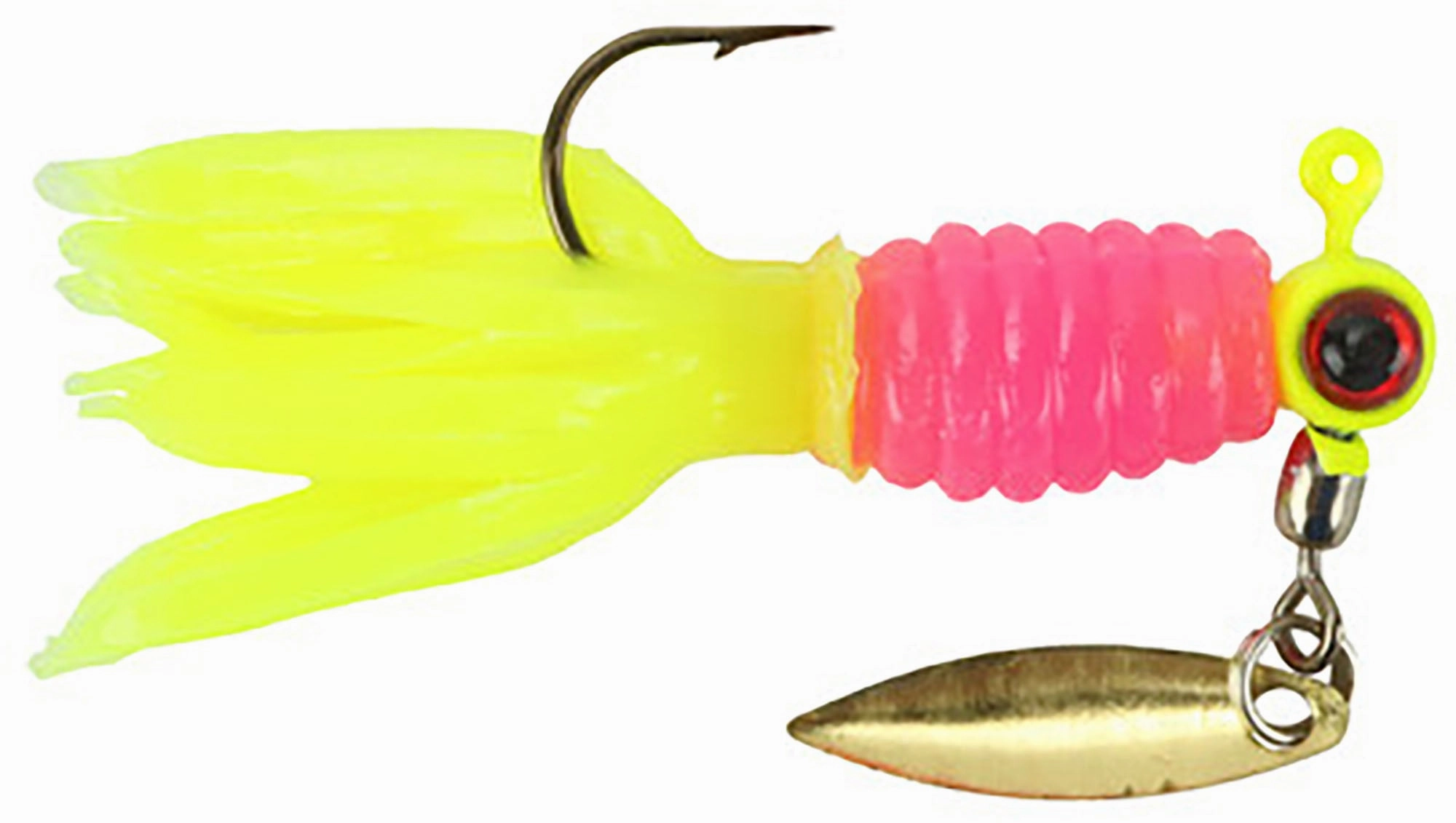 Mr. Crappie Sausage Head Jig Pre-Rigged w/Crappie Thunder Soft Plastic