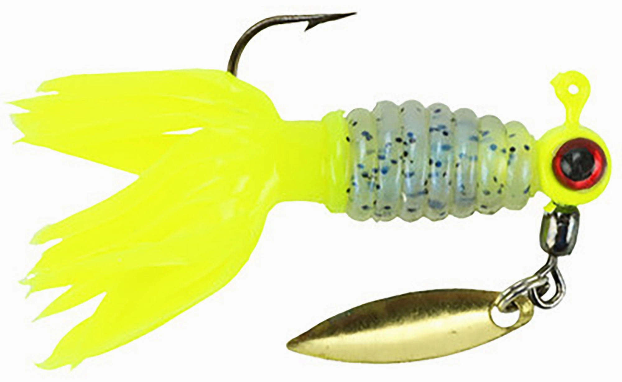 Mr. Crappie Sausage Head Jig Pre-Rigged w/Crappie Thunder Soft Plastic