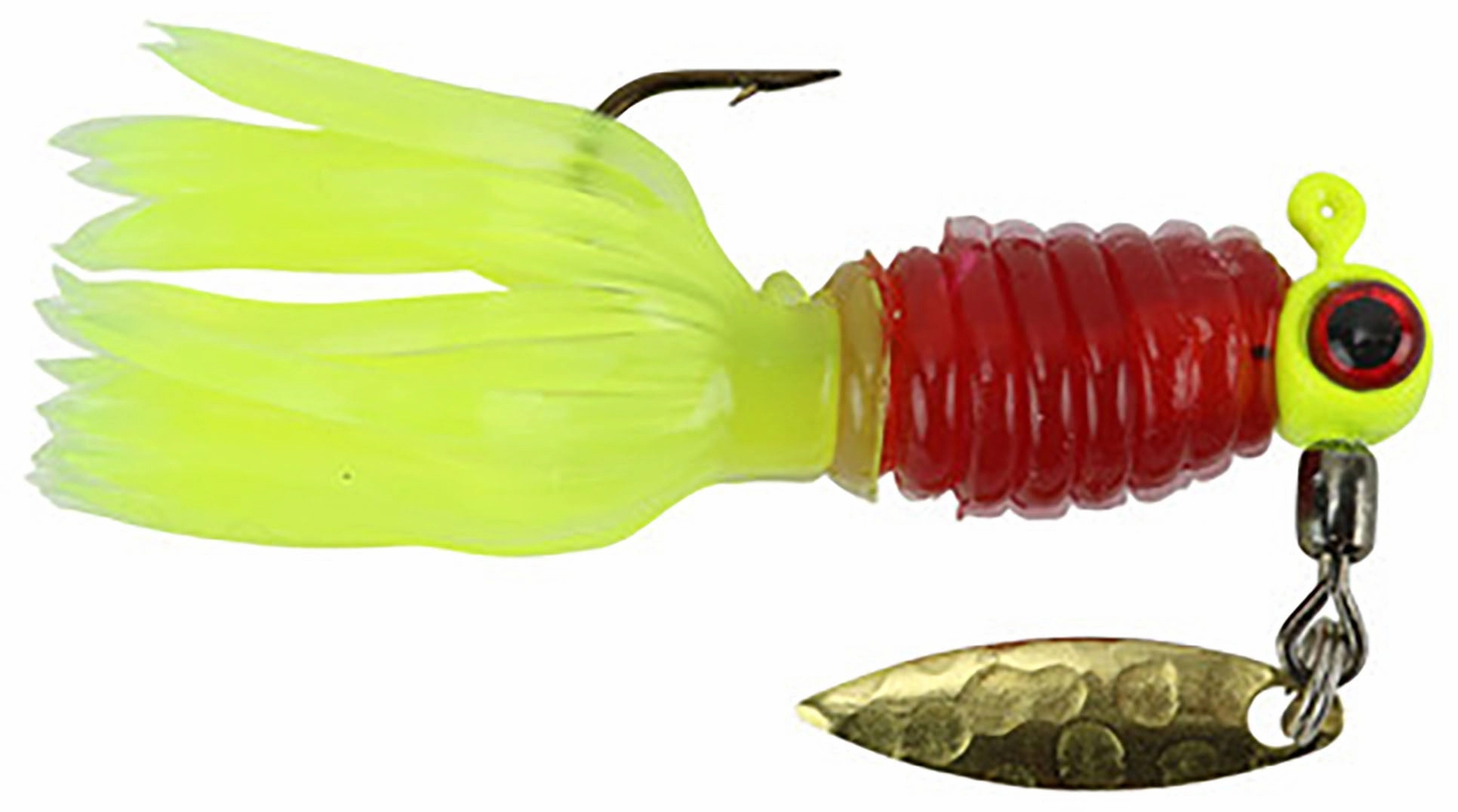 Mr. Crappie Sausage Head Jig Pre-Rigged w/Crappie Thunder Soft Plastic