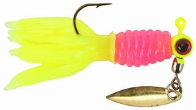 Mr. Crappie Sausage Head Jig Pre-Rigged w/Crappie Thunder Soft Plastic