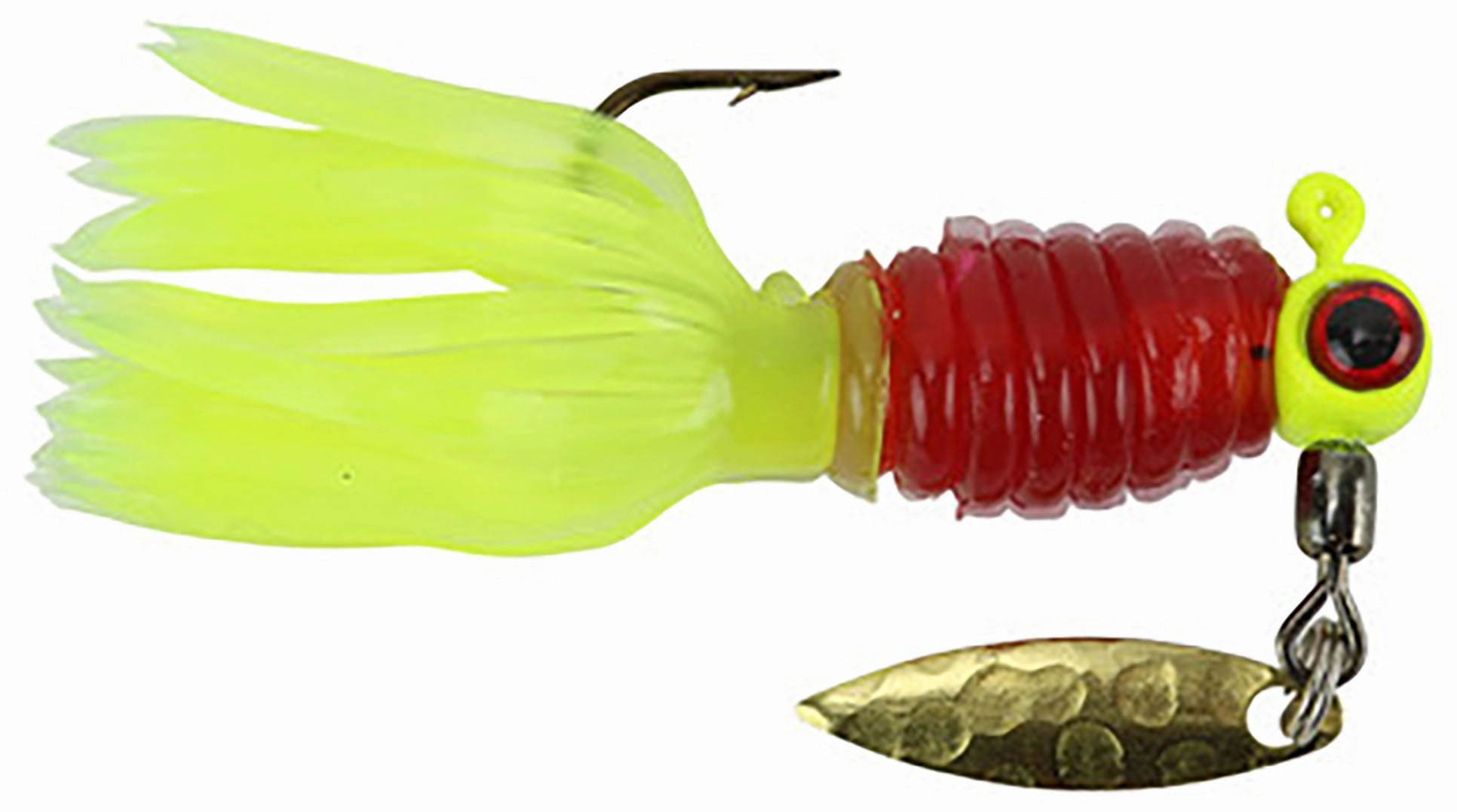 Mr. Crappie Sausage Head Jig Pre-Rigged w/Crappie Thunder Soft Plastic