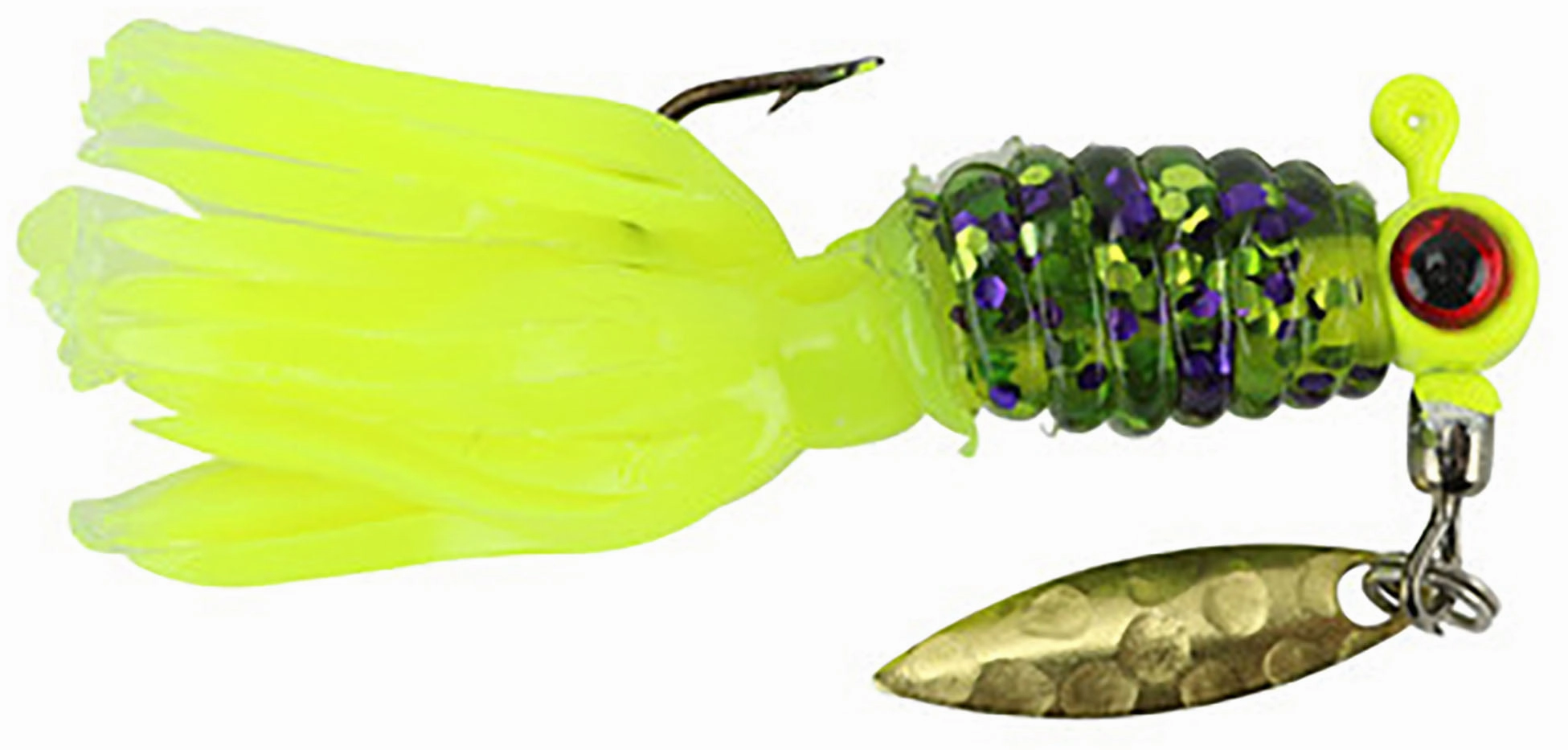 Mr. Crappie Sausage Head Jig Pre-Rigged w/Crappie Thunder Soft Plastic