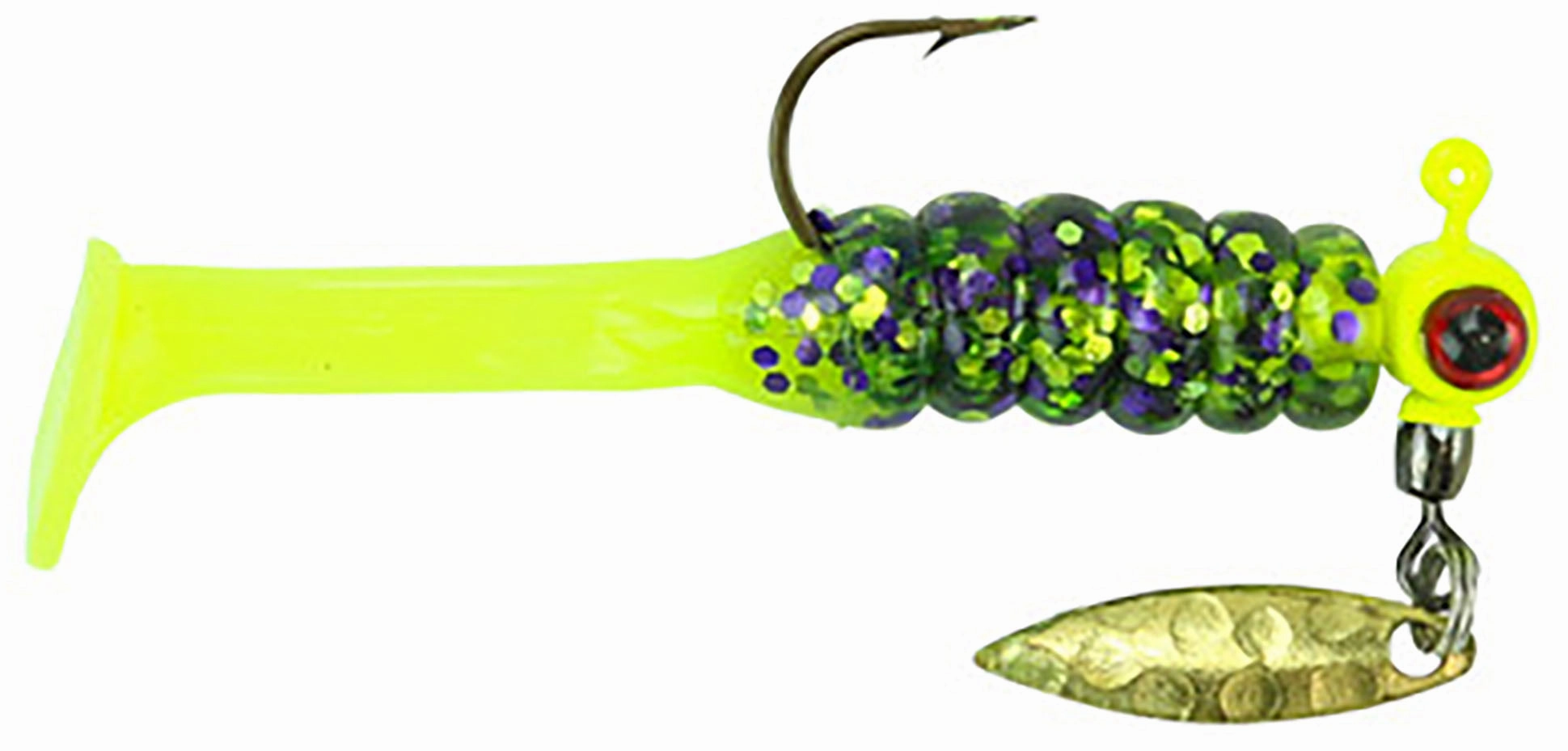 Mr. Crappie Sausage Head Jig Pre-Rigged w/Slabalicious Soft Plastic