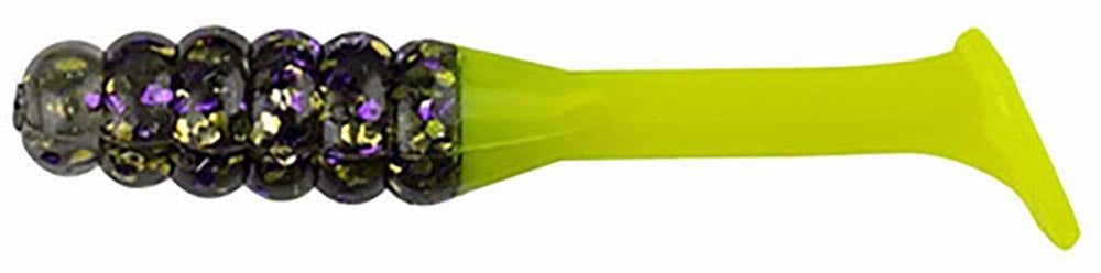 Mr. Crappie Slabalicious Soft Plastic Paddle Tail Grub - 15 pack