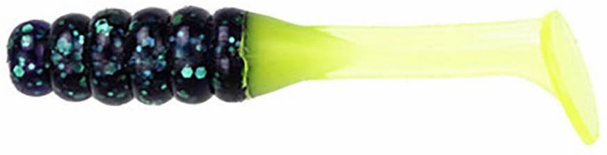 Mr. Crappie Slabalicious Soft Plastic Paddle Tail Grub - 15 pack