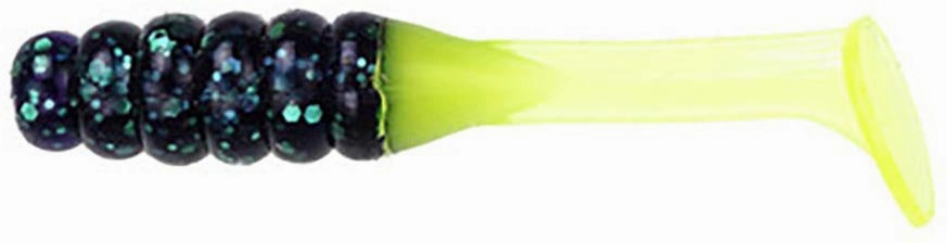 Mr. Crappie Slabalicious Soft Plastic Paddle Tail Grub - 15 pack
