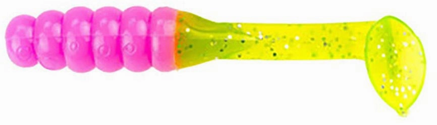 Mr. Crappie Slabalicious Soft Plastic Paddle Tail Grub - 15 pack