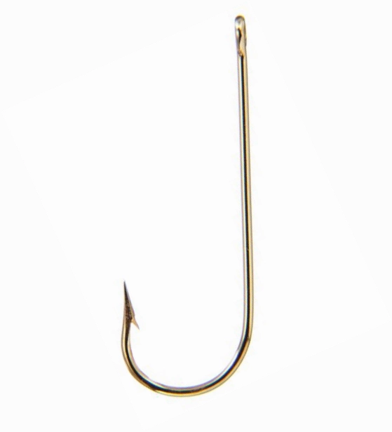 Mustad 37363 Gold Extra Fine Wire Aberdeen Hook