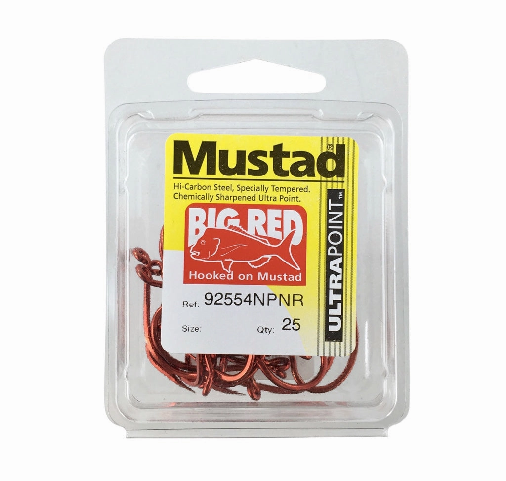 Mustad Big Red Hooks