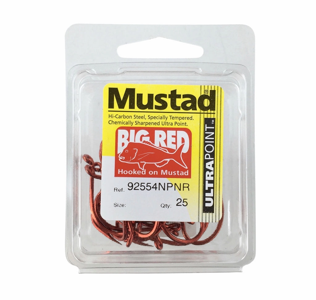 Mustad Big Red Hooks