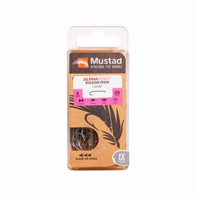 Mustad Russian River Streamer Hook 5XH Down Eye TitanX 50 Pack