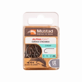 Mustad Saltwater Streamer Hook 2XH 2XS Forged Straight TitanX 25 Pack