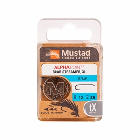 Mustad Streamer Hook 79580 2XH 5XL Forged Down Eye TitanX 25 Pack