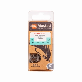 Mustad Tarpon Hook 3XH 1XS Forged Straight TitanX 25 Pack