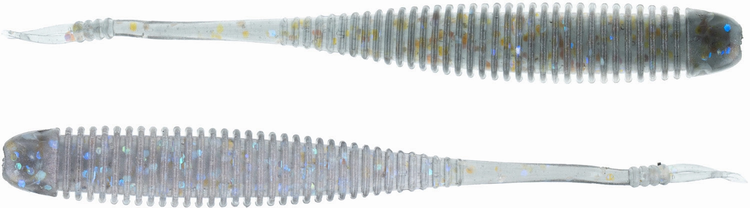 NetBait Flat Sided Shad - BaitFuel Infused Drop Shot Bait