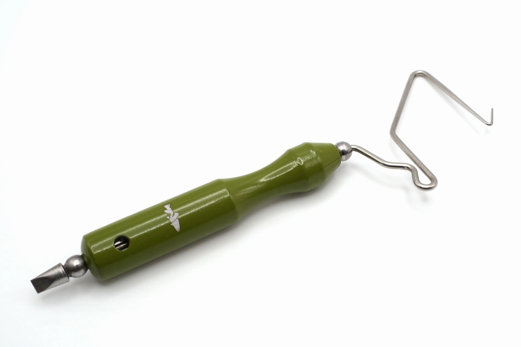 NIRVANA 11pc Fly Tying Tool Kit with Case (olive)