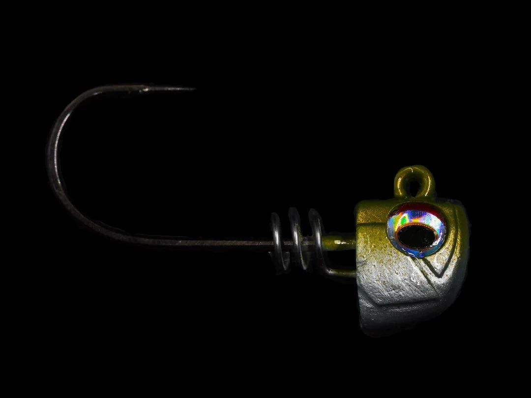 No Live Bait Needed (NLBN) Screwlock Jigheads for 3" Bait