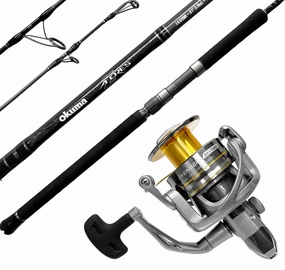 Okuma Azores Z-S572MH PE 5-6   Okuma Avenger 14000 Heavy Offshore Combo