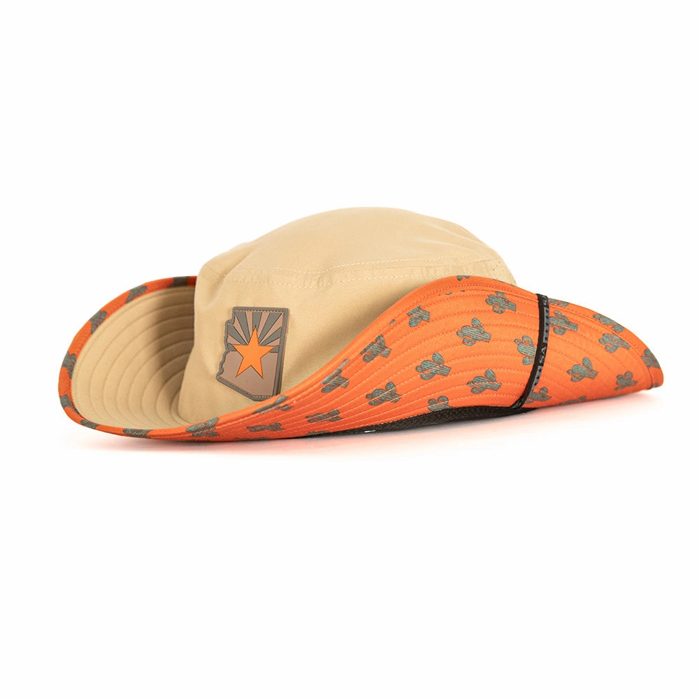 Performance Bucket Hat | Arizona Cactus | Khaki