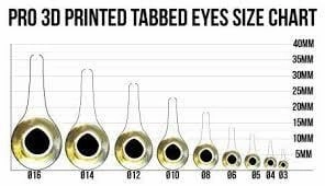 Pro Sportfisher Tabbed Eyes