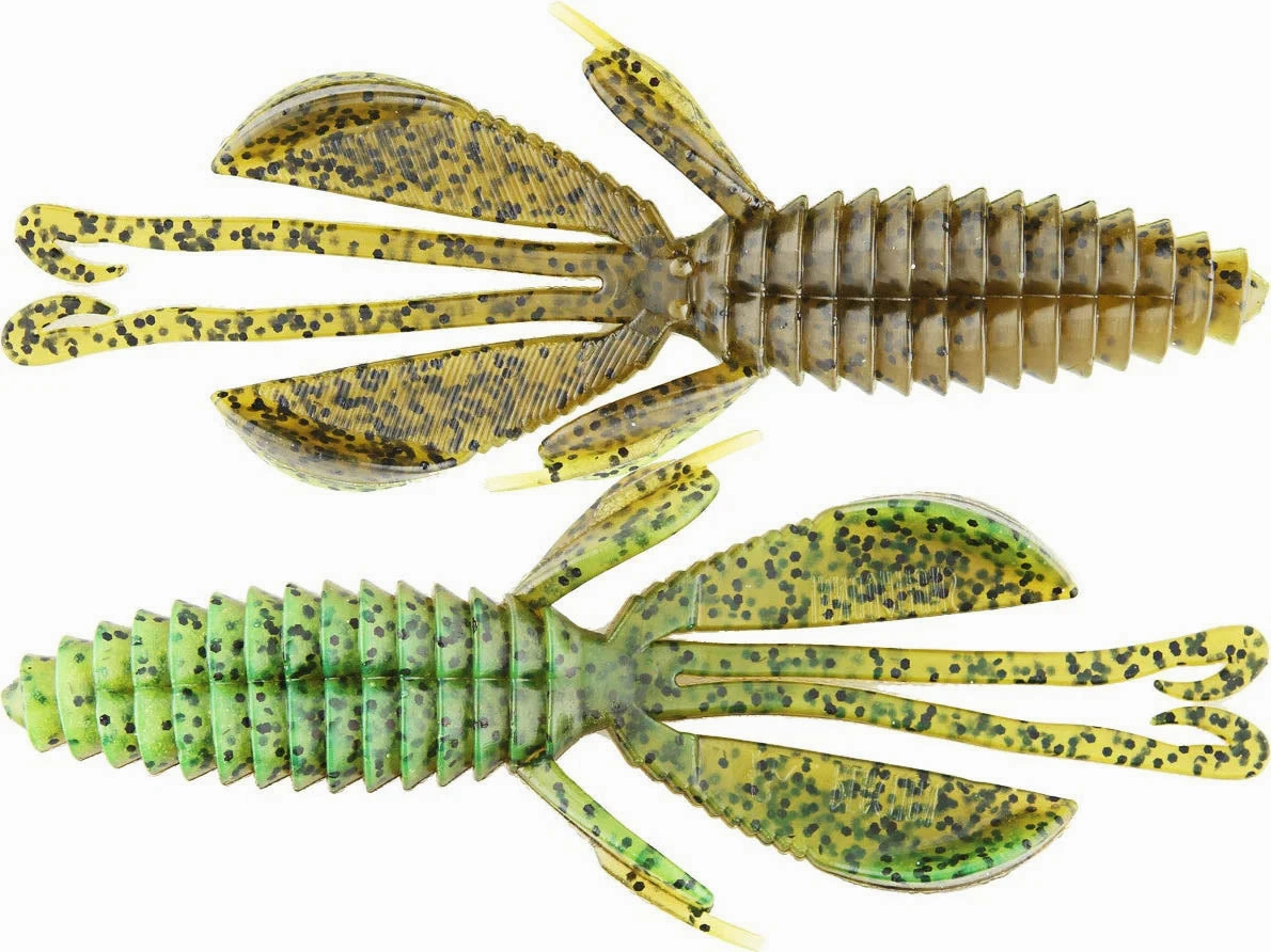 Reaction Innovations Kinky Beaver 5 inch Soft Plastic Creature Bait 7 pack