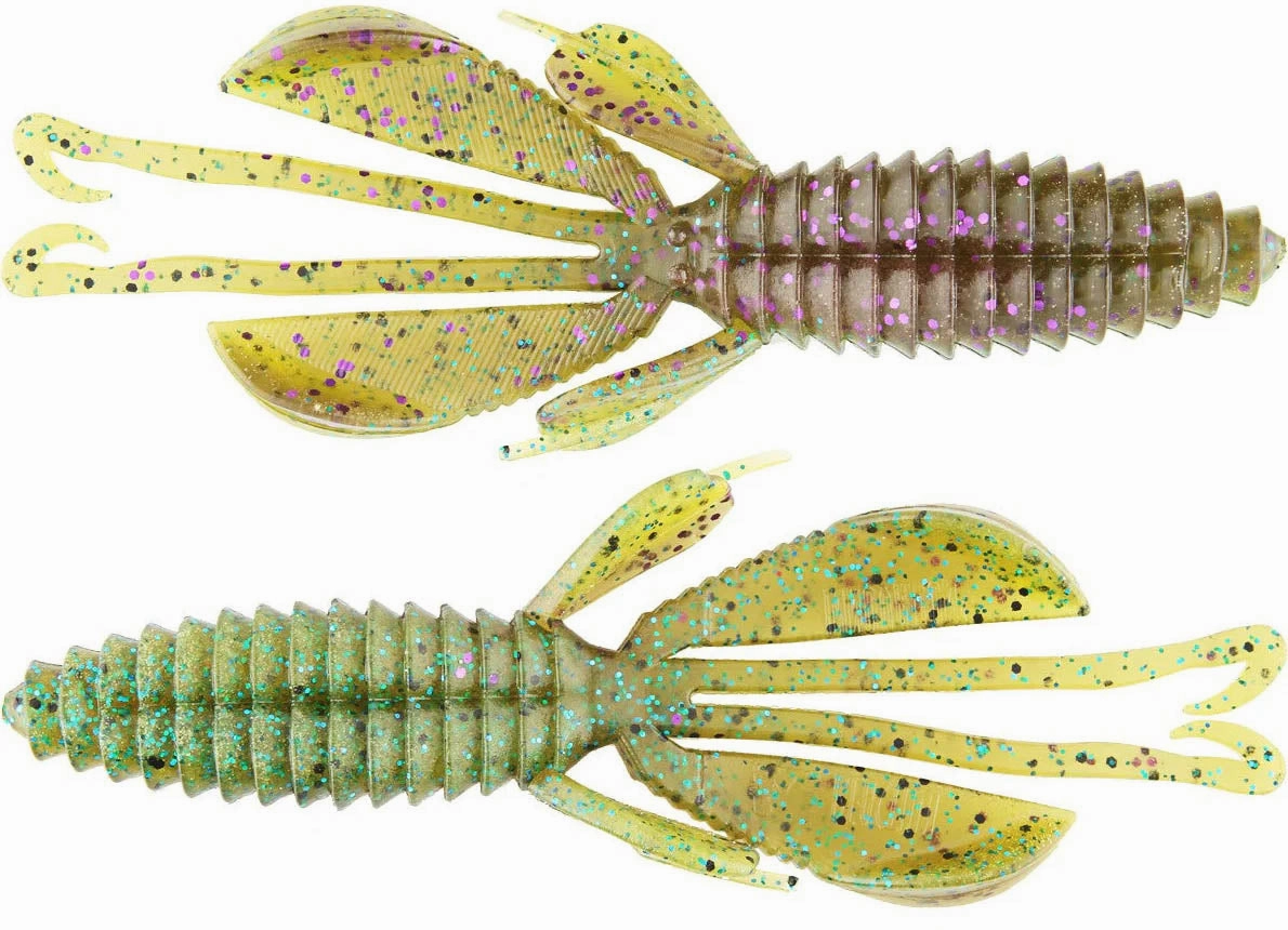 Reaction Innovations Kinky Beaver 5 inch Soft Plastic Creature Bait 7 pack