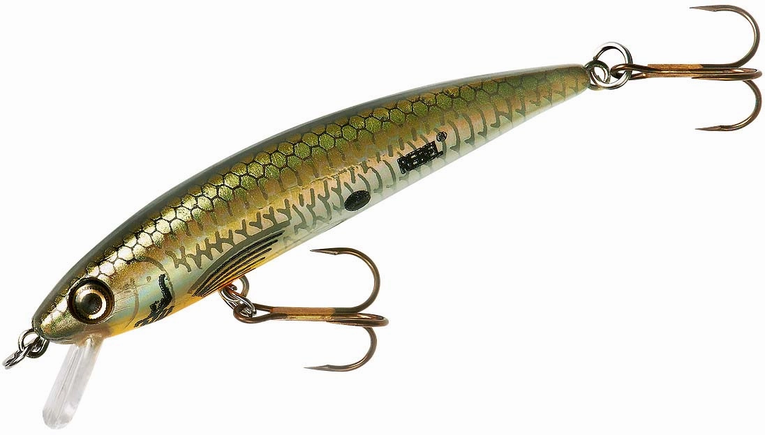 Rebel TD47 Tracdown Ghost Minnow 2 1/2 inch Barbless Hard Minnow