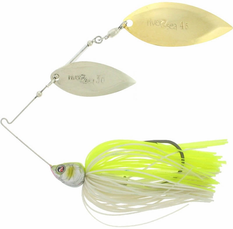 River2Sea Ish Monroe Bling Double Willow Spinnerbait 1/2 oz.