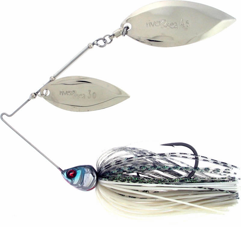 River2Sea Ish Monroe Bling Double Willow Spinnerbait 1/2 oz.