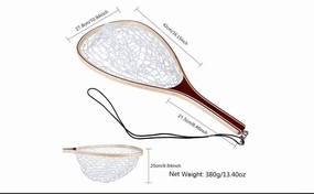 Rudder Sports Wooden Trout Net